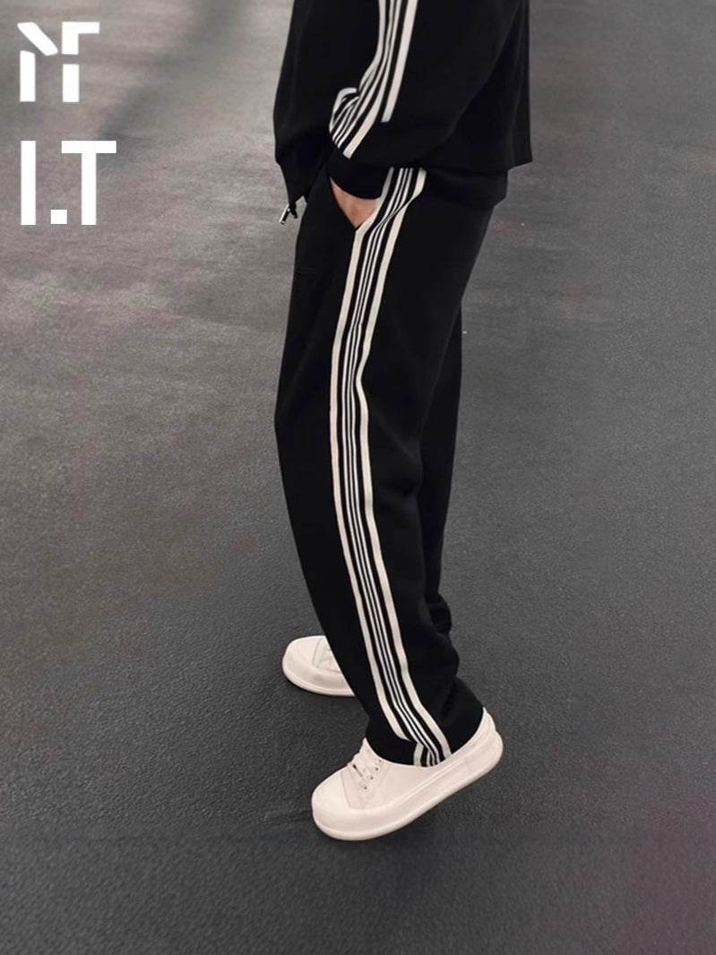 Athletic Striped Leisure Set