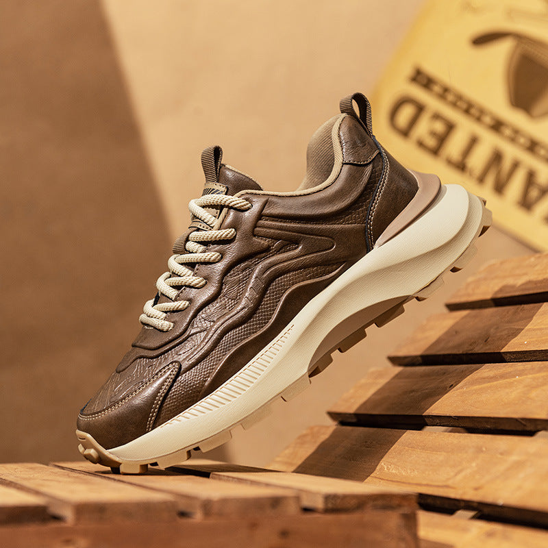 Retro Platform Trail Sneakers