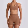 Shorts set - Mocha Mousse