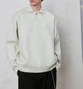 Polo Collar Knit Sweater