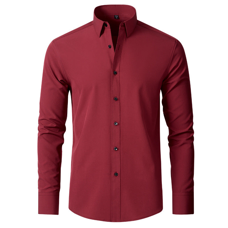 Men’s Four-Way Stretch Performance Dress Shirt