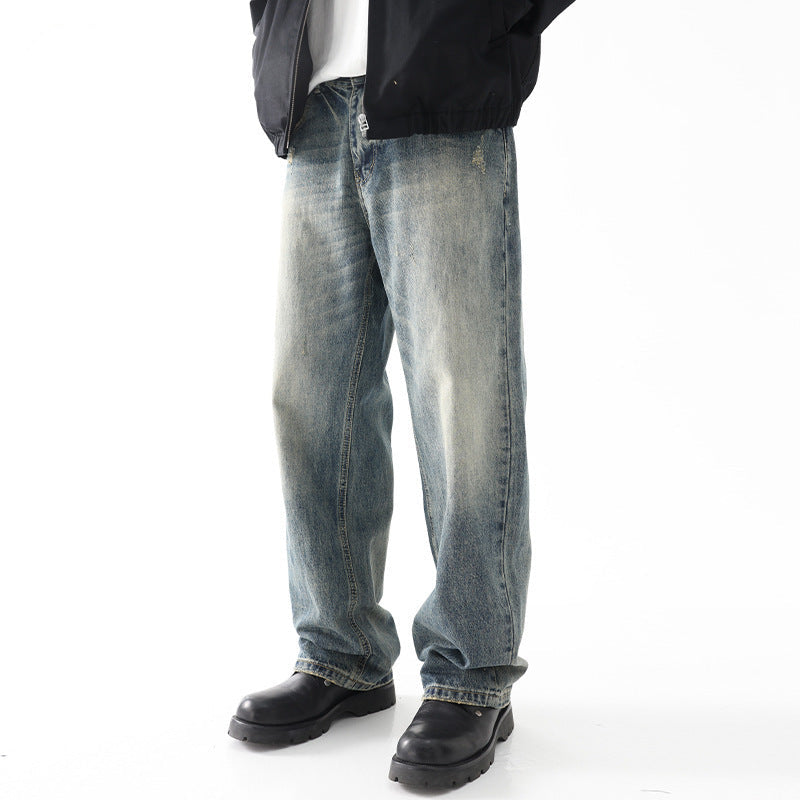 Distressed Denim Jeans