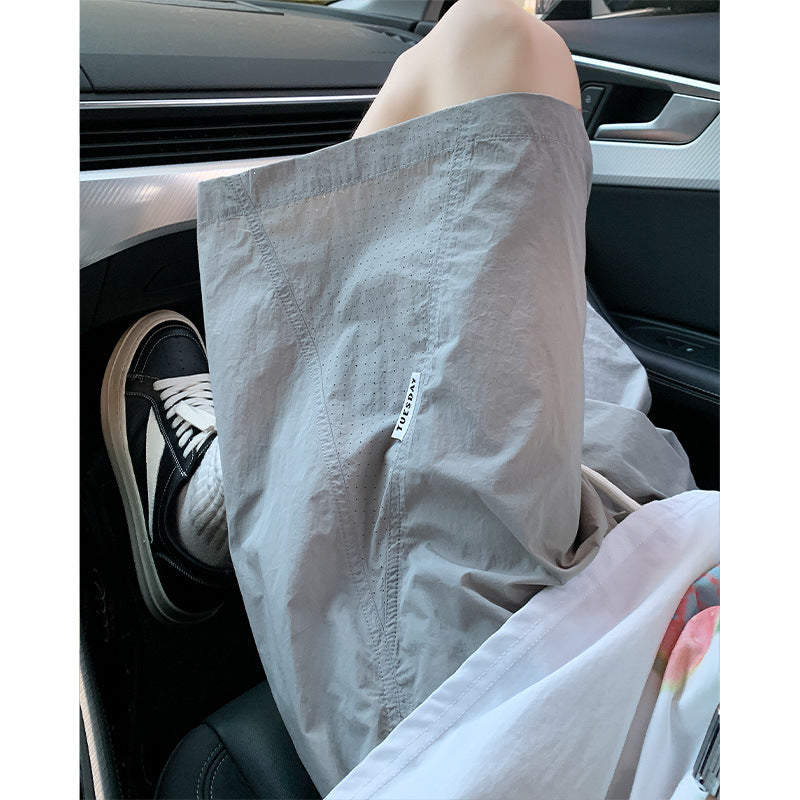 Mesh Ice Silk Quick-Dry Shorts