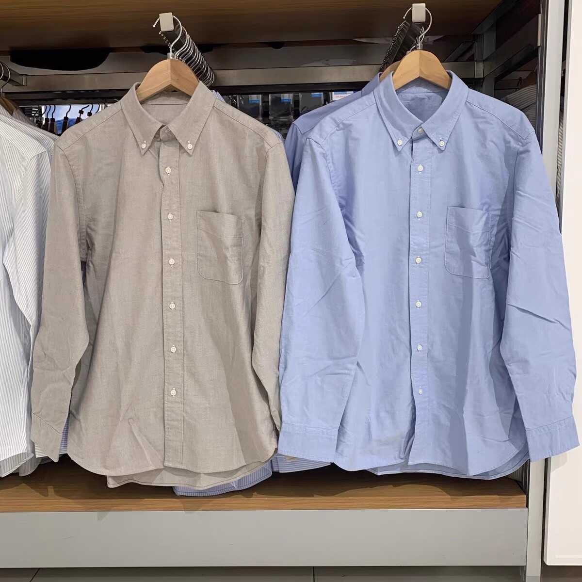 Oxford Cloth Long-Sleeve Shirt