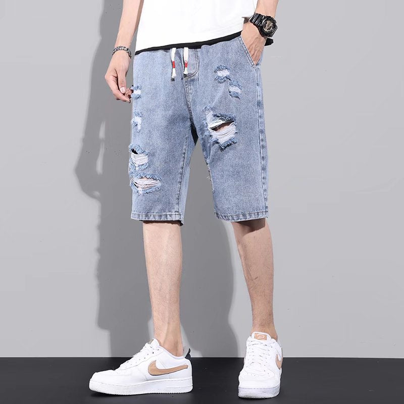 Relaxed Fit Denim Shorts