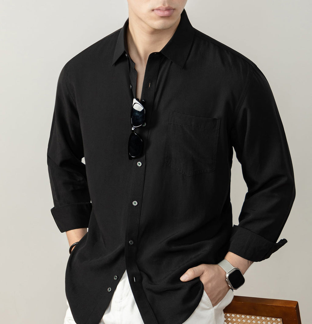 Premium Lyocell Long-Sleeve Shirt