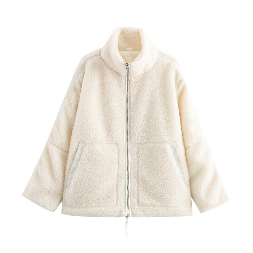 Women's Textured Zip-Up Jacket