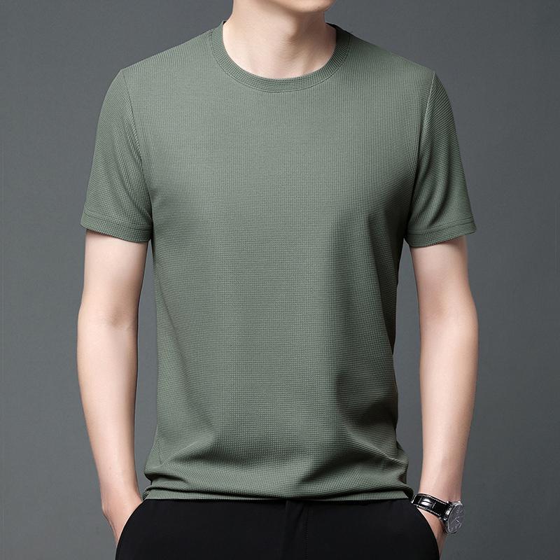 Round Neck Half-Sleeve Men's T-shirt