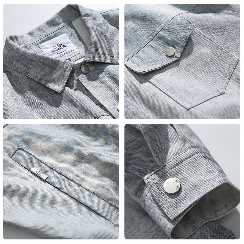 Faded Edge Denim Jacket