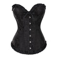 Royal Brocade Lace Up Corset Bustier