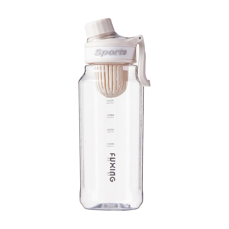 750ml–1L Sports Water Bottle with Time Markers