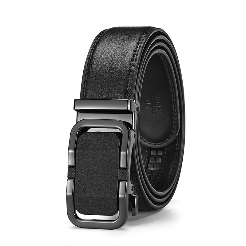 Automatic Buckle Leather Belt