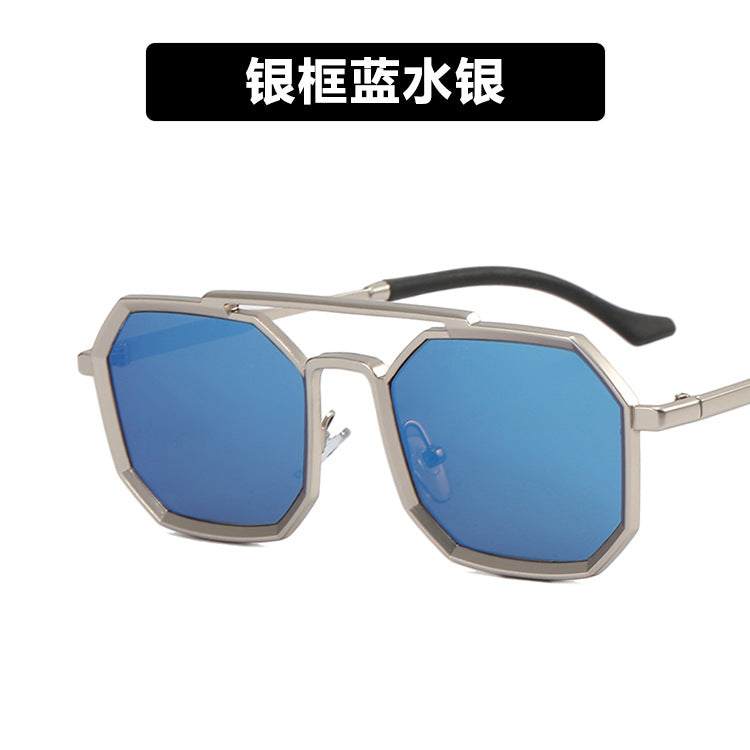 men's polygonal sunglasses