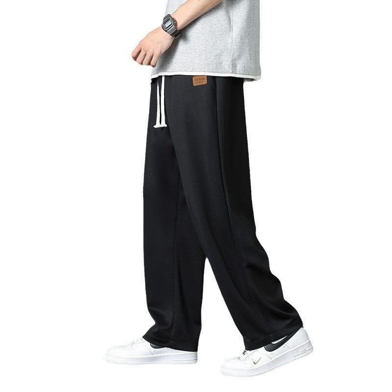 Relaxed Fit Wide-Leg Pants