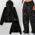 Camouflage Pattern Hoodie Set