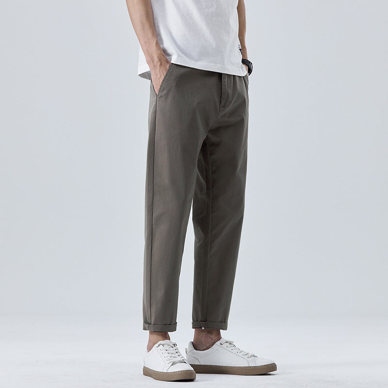 Casual Straight-Leg Trousers