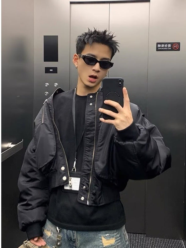 Men’s Oversized Utility Bomber Jacket