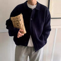 The Relaxed Retro Polo Cardigan