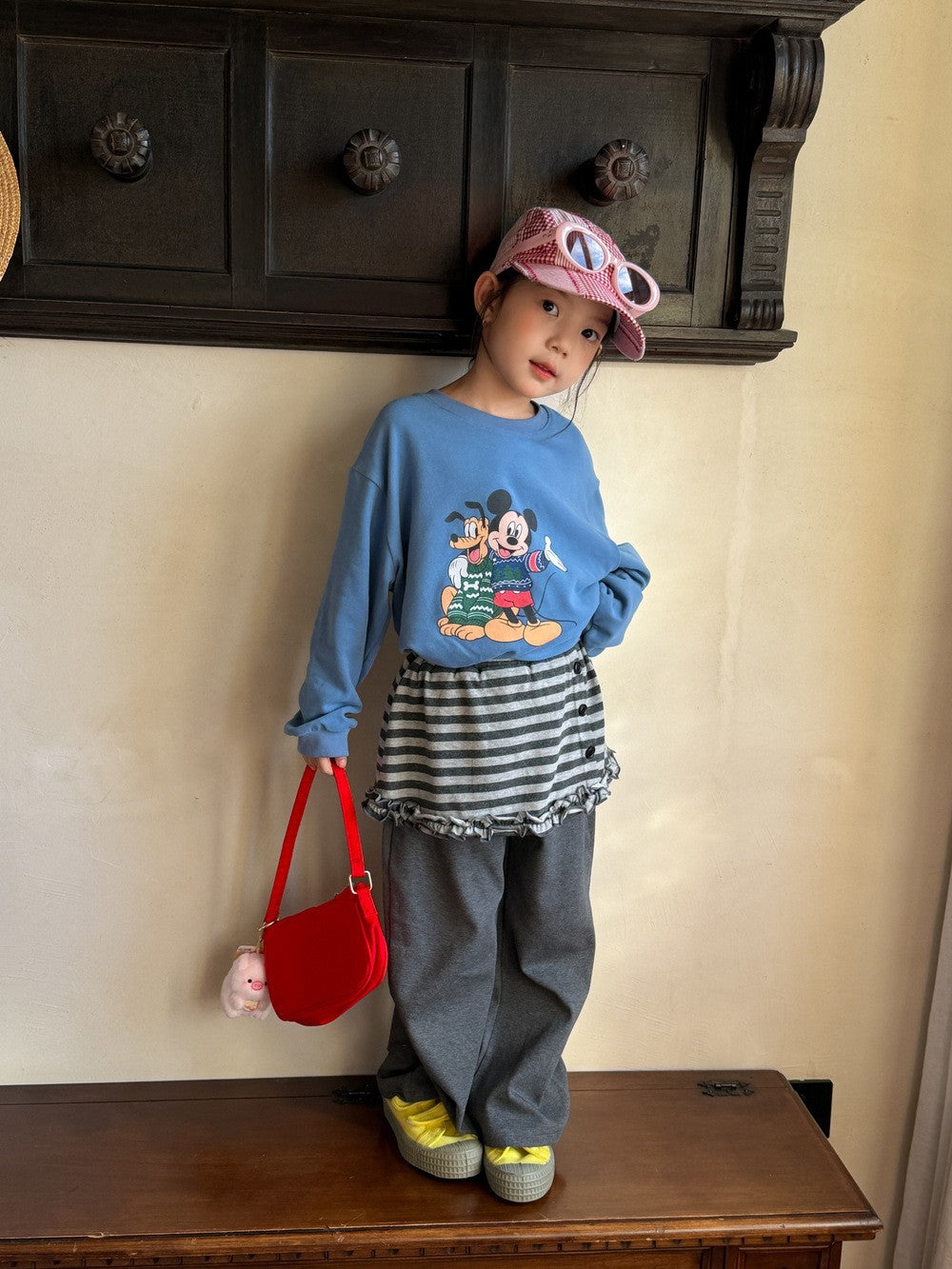 Girls' Cartoon Long-Sleeve T-Shirt