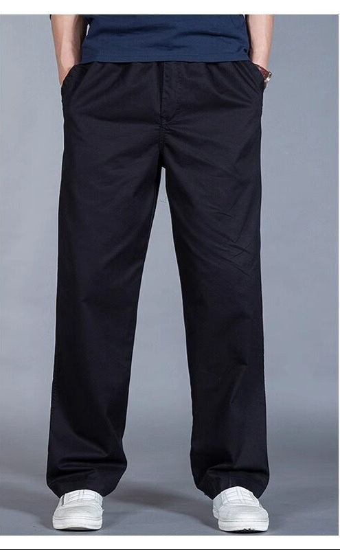 Loose Fit Straight Trousers