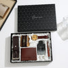 Brown (Belt + Leather Bracelet + Wallet + Watch + Perfume + Cuff + Pen + Gift Box)