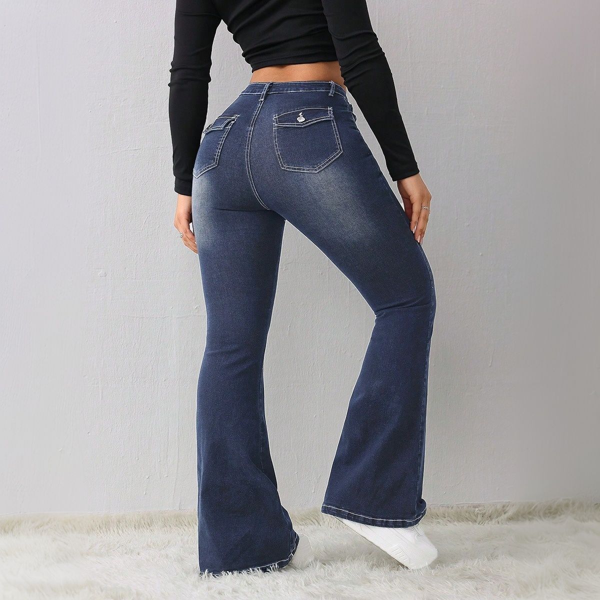 Dark Wash Flared Jeans