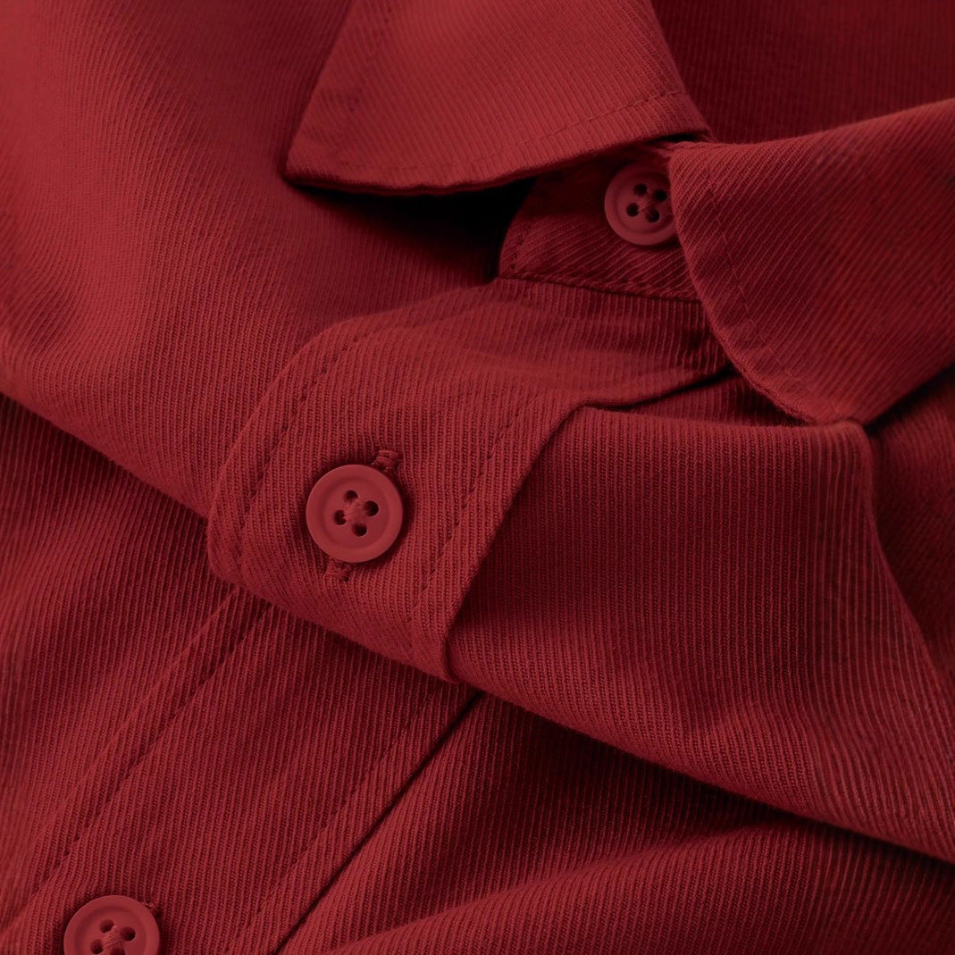 Classic Cotton Button-Down Overshirt