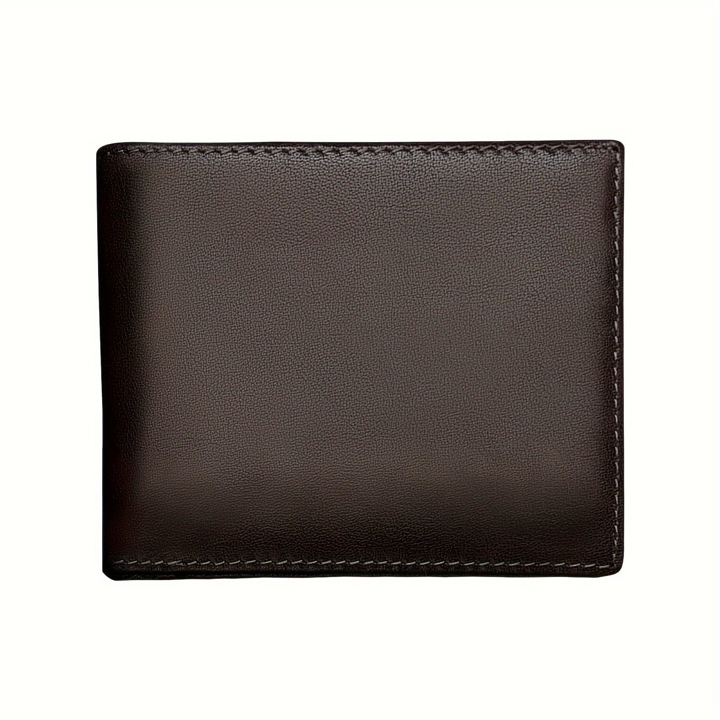 Hot Selling Business Simple Leather Wallet Wallet Men's Multi-Card Spot RFID Anti-theft Brush Short Tri-Fold Men's Wallet