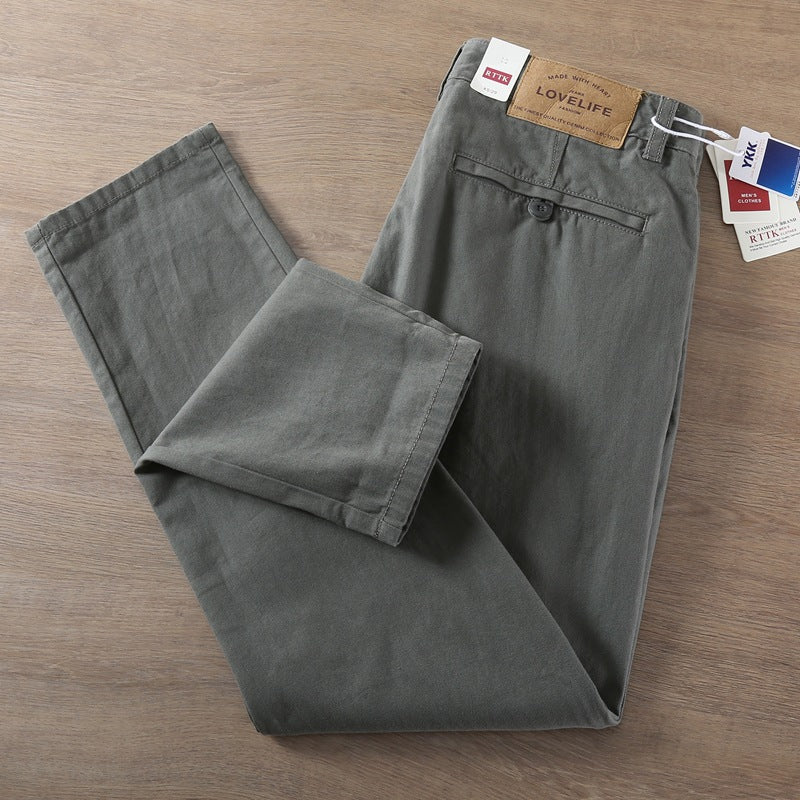 Vintage Herringbone Relaxed Trousers