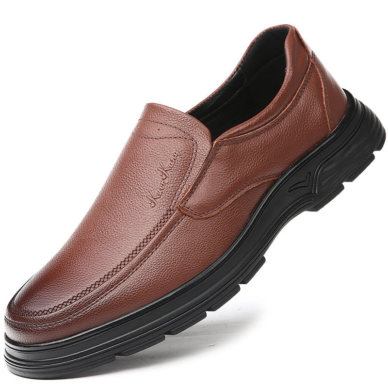 Men's Slip-On Leather Casual Loafers