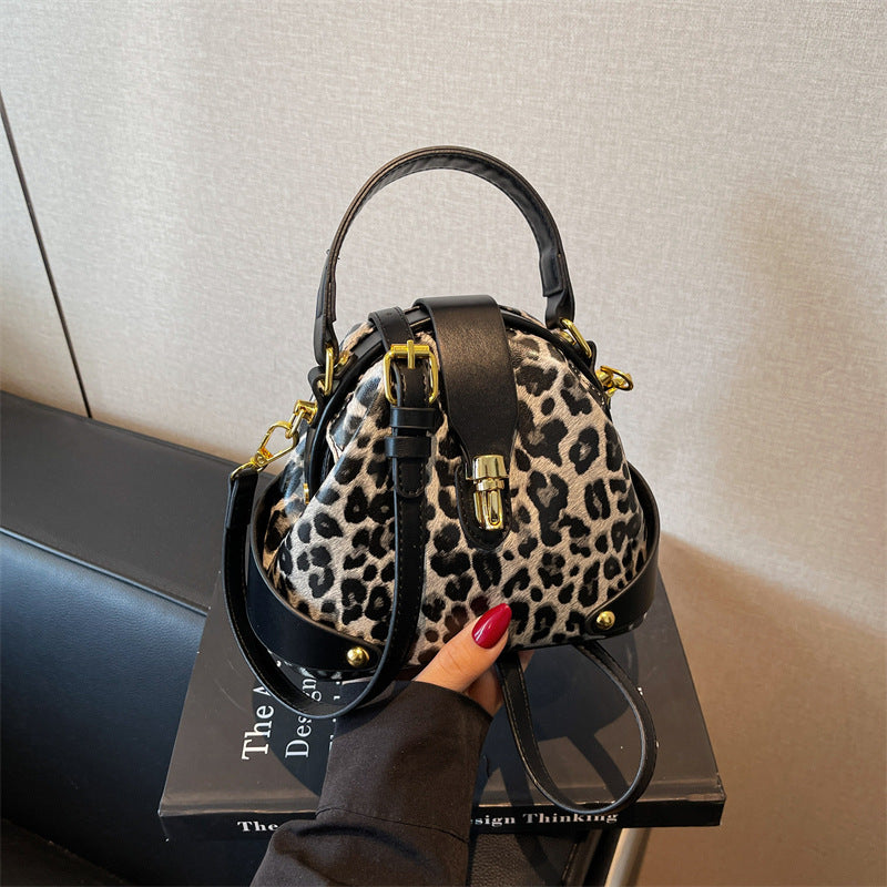 Textured Shoulder Handbag