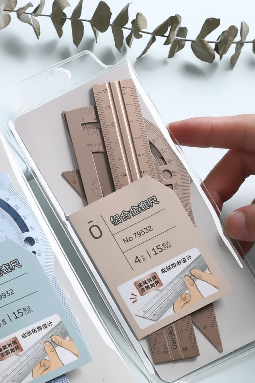 Math Geometry Ruler Set