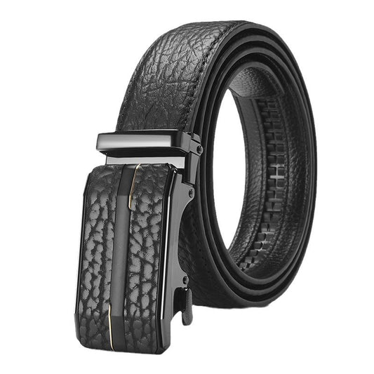 Automatic Buckle Leather Belt
