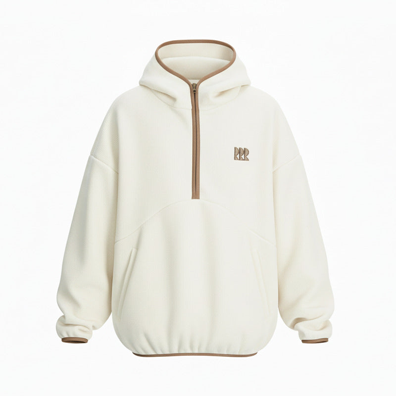 Technical Half-Zip Fleece Hoodie