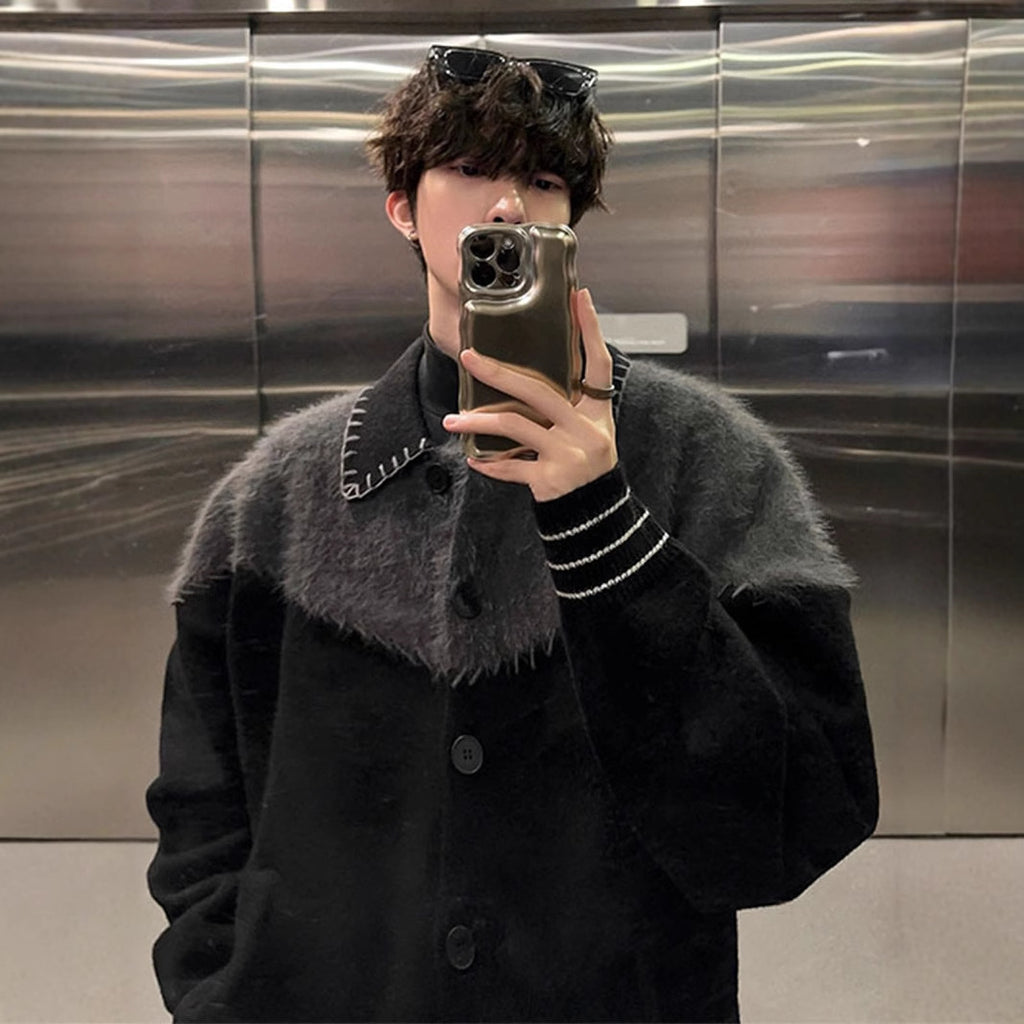 Retro Patchwork Cardigan