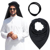 All black bandana + beardless headband 54