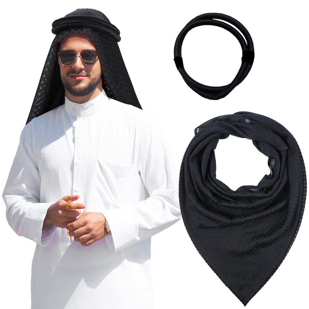 Premium Traditional Shemagh & Agal Set