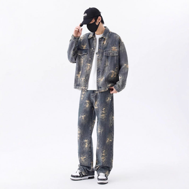 Urban Distressed Denim Set