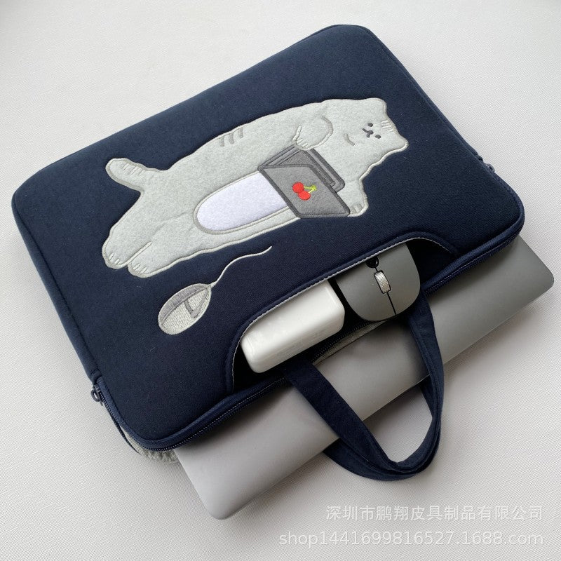 Embroidered Laptop Carrying Bag