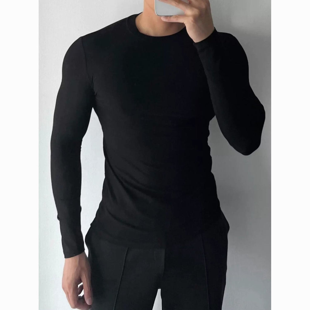 Men's Long-Sleeve Slim-Fit Base Layer