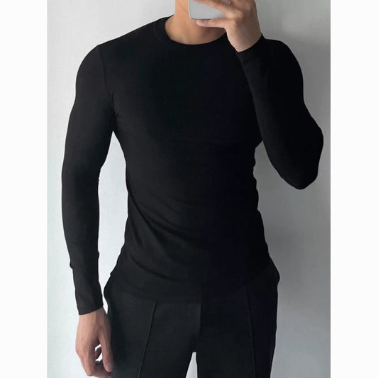 Men's Long-Sleeve Slim-Fit Base Layer
