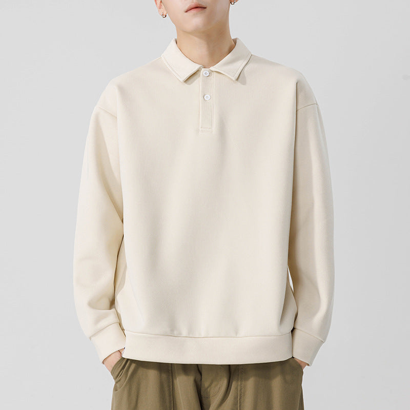 Minimalist Polo Sweatshirt
