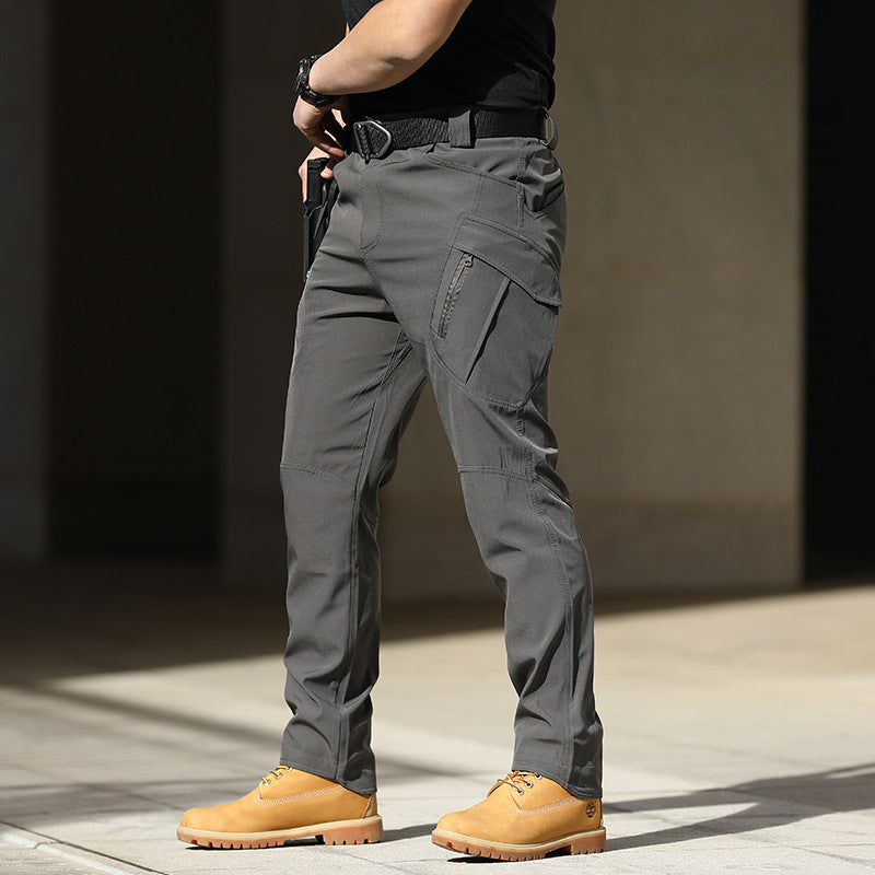 Cross-border outdoor archon tactical pants stretch fabric city special service pants military fan multi-pocket cargo pants composite fabric