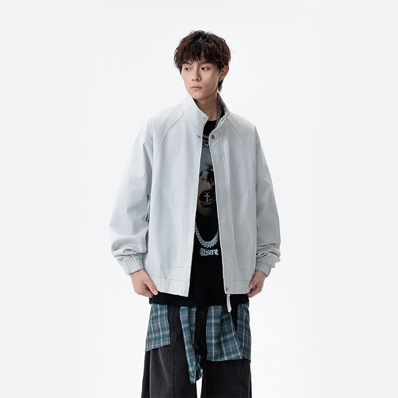 Casual Stand-Collar Jacket