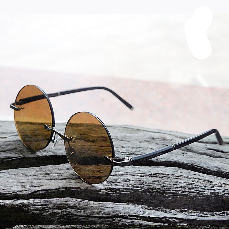 Rimless Rectangular Sunglasses