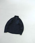 Textured Tech Fleece Zip-Neck