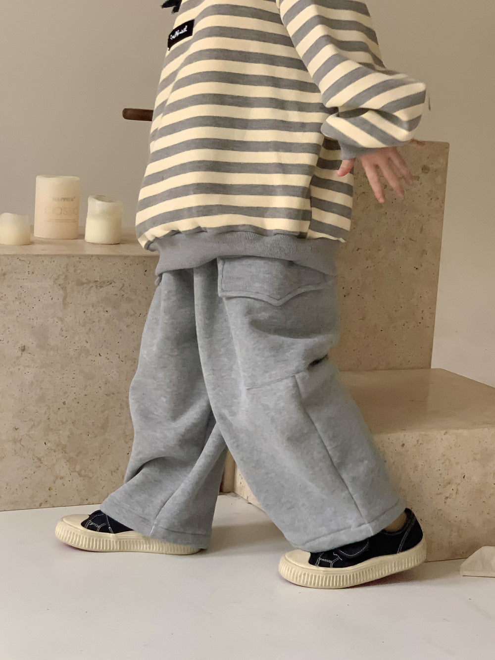 Kids' Fleece-Lined Straight-Leg Sweatpants