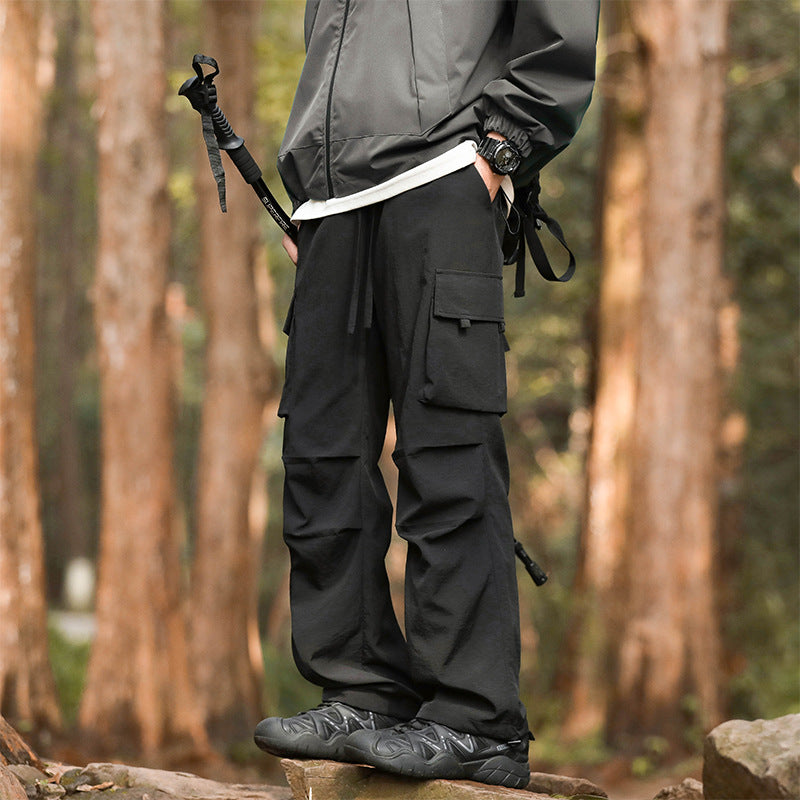 Oversized Multi-Pocket Outdoor Trousers