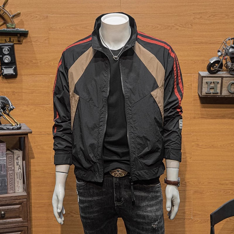 Men’s Paneled Athletic Windbreaker