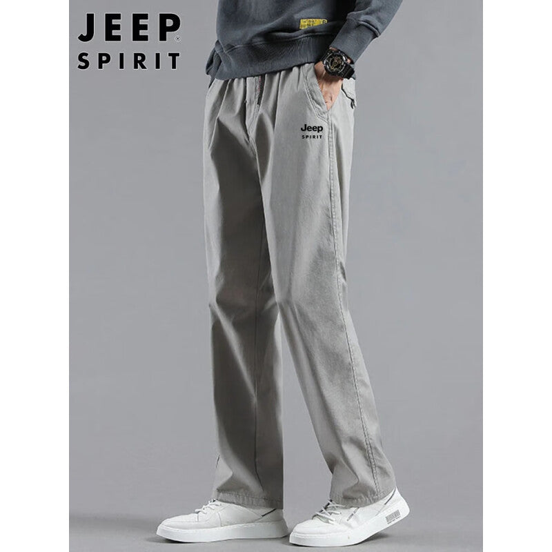 Casual Straight-Leg Pants